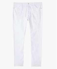 GEMO Jean femme grande taille coupe regular blanc standard