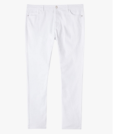 jean femme grande taille coupe regular blanc pantalons et jeansD364001_1