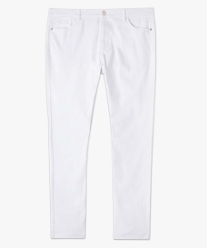 jean femme grande taille coupe regular blanc pantalons et jeansD364001_4