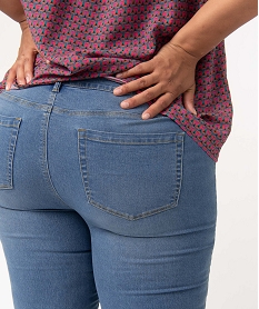 jean femme grande taille coupe regular delave gris pantalons et jeansD364201_2