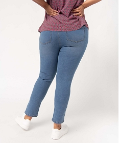 jean femme grande taille coupe regular gris pantalons et jeansD364201_3