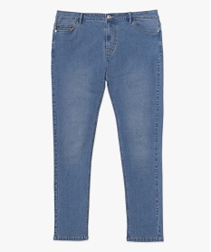 jean femme grande taille coupe regular gris pantalons et jeansD364201_4