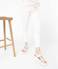  PANTALON BLANC:40286101066-Coton////