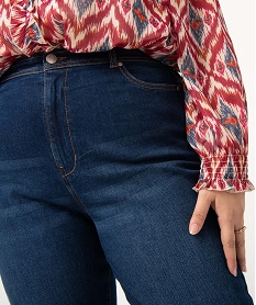 jean femme grande taille coupe slim a taille haute bleu pantalons et jeansD365701_2