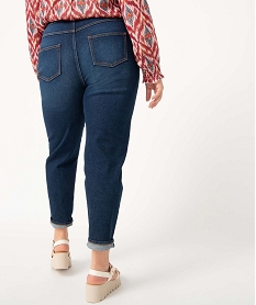 jean femme grande taille coupe slim a taille haute bleu pantalons et jeansD365701_3
