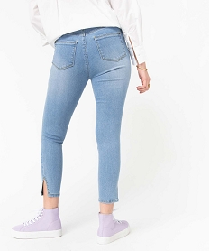 jean femme coupe skinny longueur 78eme gris 78emeD366401_3