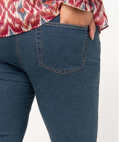 pantacourt en jean femme grande taille en denim stretch bleu pantacourtsD366601_2