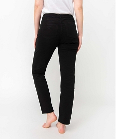 jean femme coupe regular taille normale noir pantalonsD367501_3