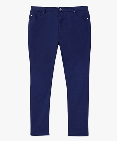 pantalon femme grande taille coupe regular bleu pantalonsD367701_4