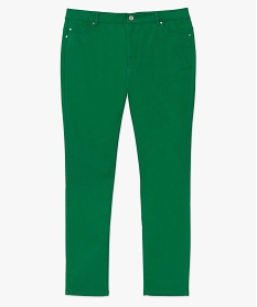 pantalon coupe regular femme grande taille vert pantalons et jeansD368001_1