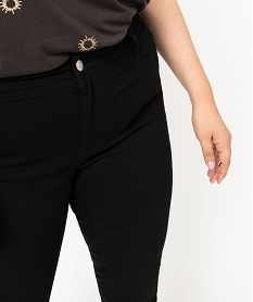 pantalon coupe regular femme grande taille noir pantalons et jeansD368101_2