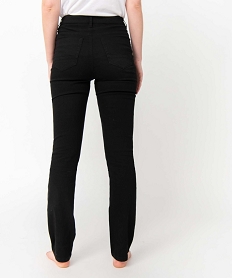 pantalon femme coupe regular taille normale noir pantalonsD368301_3