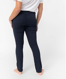 pantalon coupe regular taille normale femme bleuD368401_3