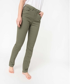 pantalon coupe regular taille normale femme vertD368501_2