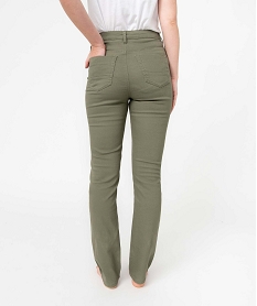 pantalon coupe regular taille normale femme vertD368501_3