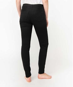 pantalon coupe slim taille normale femme noirD368701_3