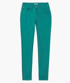 pantalon coupe slim taille normale femme vert pantalonsD369001_4