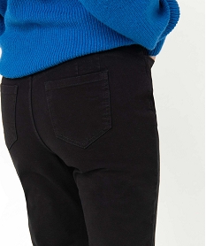 pantalon femme coupe skinny taille haute effet push-up noir pantalonsD370801_2