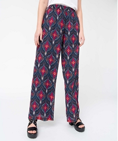 CHAUSSURE PLAT MARINE PANTALON IMPRIME IKAT:40288101260-Polyester///Polyester/