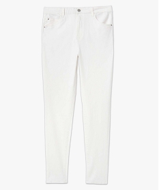 jean femme coupe skinny taille normale blanc pantalonsD371101_4