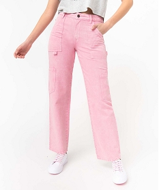 CHAUSSURE PLAT BEIGE PANTALON ROSE:40288101274-Coton////