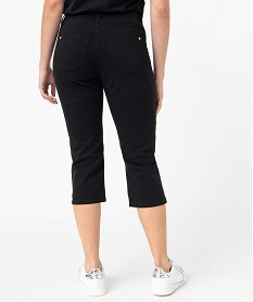 pantacourt femme taille normale noir vif pantacourtsD372601_3