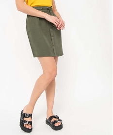 PANTALON NOIR JUPE KAKI:40288320189-Lyocell////