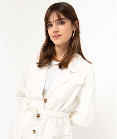 COMBI BLANC VESTE WHITE:40288400217-Lyocell////