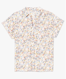 chemise femme imprimee a manches courtes multicolore chemisiersD379801_4