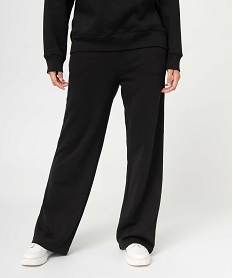 pantalon de jogging pour femme coupe ample noir pantalonsD391701_1