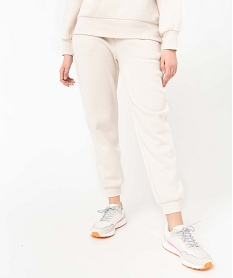 pantalon de jogging femme - camps united beige pantalonsD392301_2