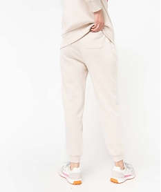 pantalon de jogging femme - camps united beige pantalonsD392301_3