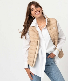 BLOUSON MARRON BLOUSON BEIGE:40289240268-Polyester///Polyester/