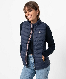 SANDALE NOIR BLOUSON BLEU:40289240269-Polyester///Polyester/