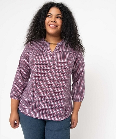 CHEMISE BLANC/AOP TEE-SHIRT DIVERS:40289570698-Polyester////