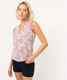 SANS GENRE NOIR TEE-SHIRT IMPRIME - AOP:40289590667-Polyester recyc////