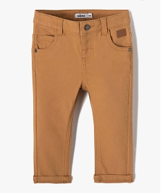 SANS GENRE NOIR PANTALON TOBACCO BROWN:40308100167-Coton////