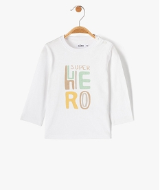 ensemble bebe garcon 2 pieces   chemise a carreaux tee-shirt a manches longues vertD421401_2