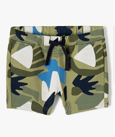 GEMO Short bébé garçon en maille imprimé jungle - LuluCastagnette vert standard