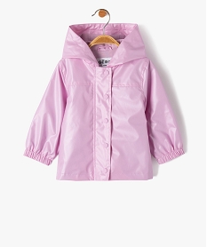 impermeable bebe fille irise a capuche violetD433101_1