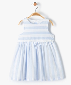 robe bebe fille sans manches avec jupon bleuD434801_1