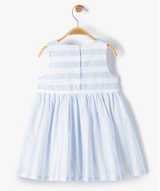 robe bebe fille sans manches avec jupon bleuD434801_3