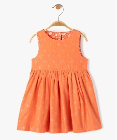 robe bebe fille a paillettes reversible rougeD435201_2