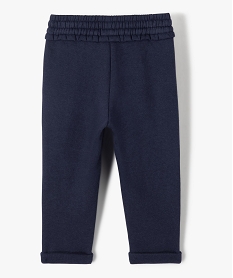 pantalon de jogging avec pinces bebe fille navy leggingsD435901_3