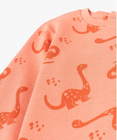 pyjama bebe garcon imprime deux pieces orangeD441401_2