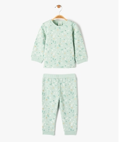 pyjama bebe fille imprime deux pieces vert pyjamas 2 piecesD441501_1