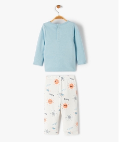 pyjama bebe en jersey de coton a motifs fantaisie bleu pyjamas 2 piecesD442301_3