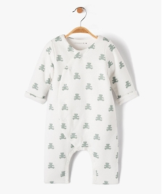 GEMO Pyjama bébé à ouverture croisée - LuluCastagnette Blanc
