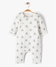 pyjama bebe a ouverture croisee - lulucastagnette blancD444201_1