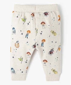 pantalon bebe garcon en maille imprime star wars - disney beige pantalons et jeansD448701_3
